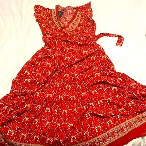 Maxi dress with tags attached US size 8/10 wrap dress